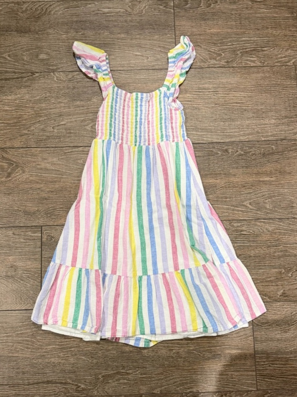 GAP Girls Striped Linen Dress Size Large (10)